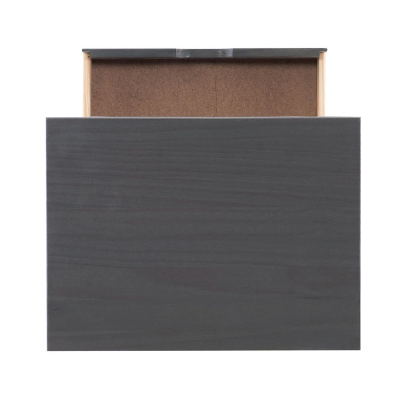 Armario de almacenamiento ancho gris de 25.25" con ruedas y 6 cajones