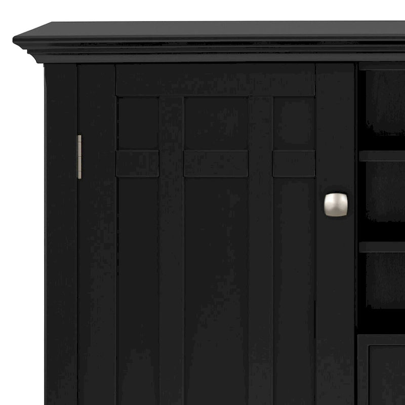 54 inch brede overgangsstijl dressoir en wijnrek - 17 D x 54 B x 36 H