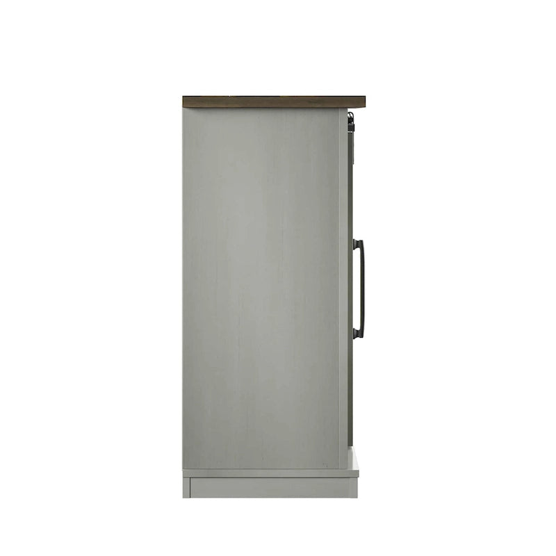 Mobiletto decorativo con anta scorrevole stile rustico
