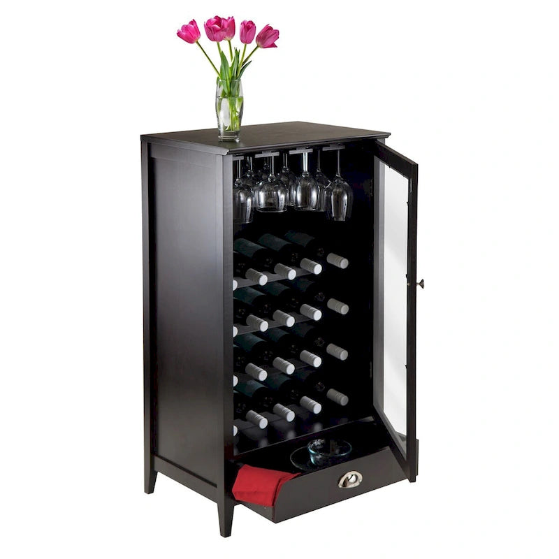 Wine Cabinet, Espresso