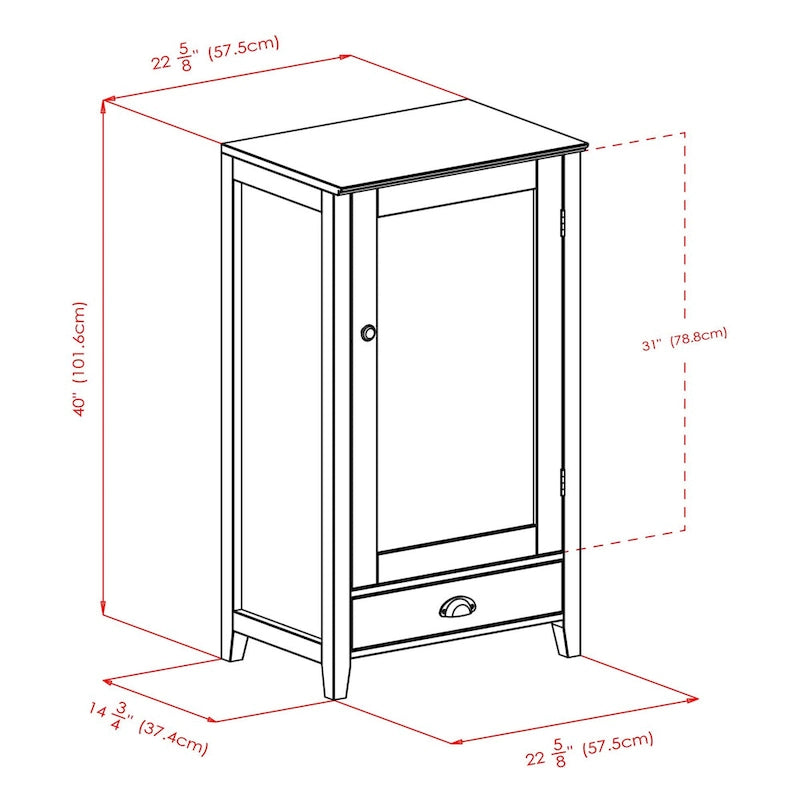 Wine Cabinet, Espresso