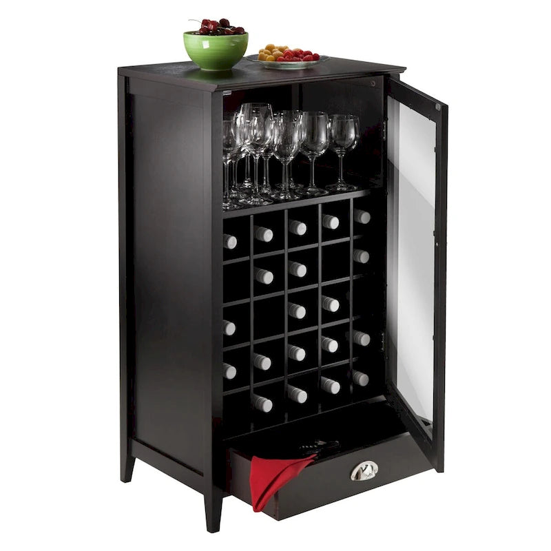 Wine Cabinet, Espresso
