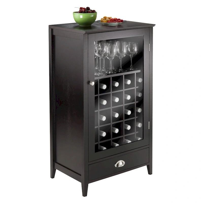 Wine Cabinet, Espresso