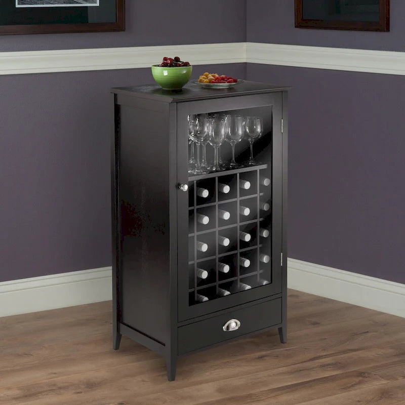 Wine Cabinet, Espresso