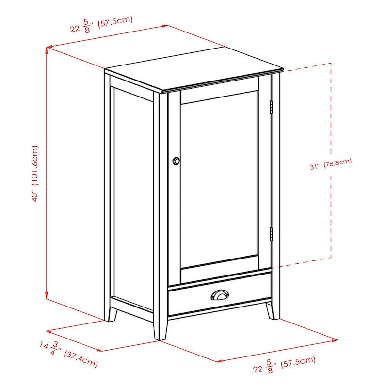 Wine Cabinet, Espresso