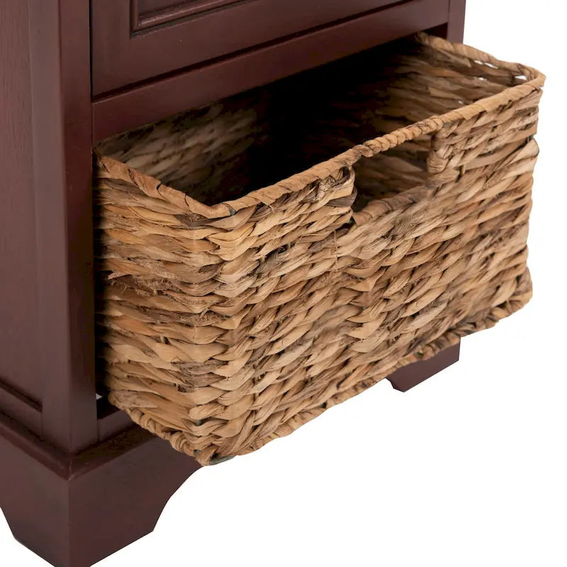 Rotes hohes Aufbewahrungsmodul - 15.7" B x 13" T x 34.3" H