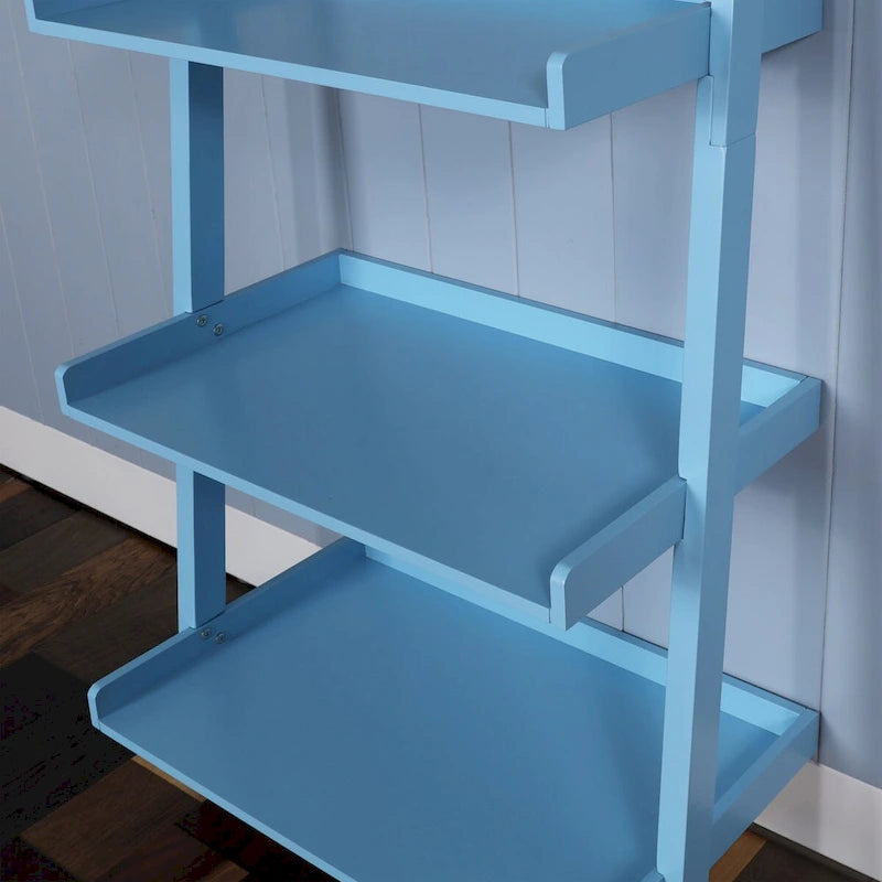 Librería estantería de escalera de 5 niveles