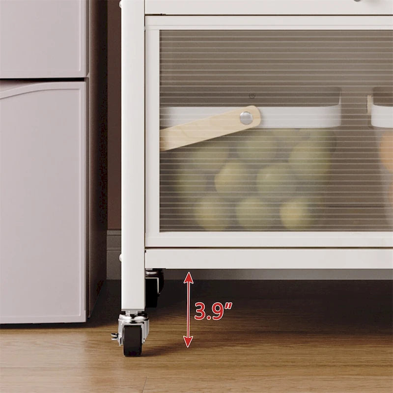 Armario de almacenamiento de cocina para microondas, de suelo a techo
