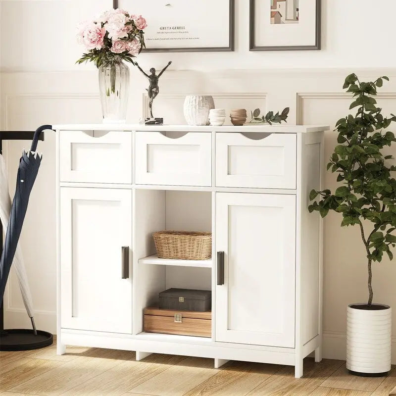 35.4" breite Anrichte mit 3 Schubladen