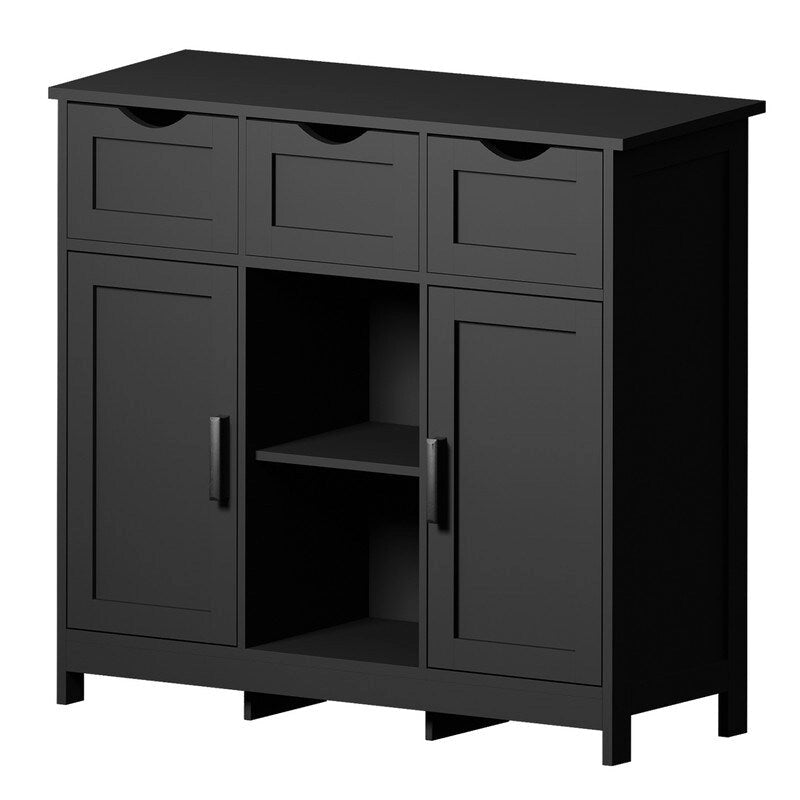 35.4" breite Anrichte mit 3 Schubladen