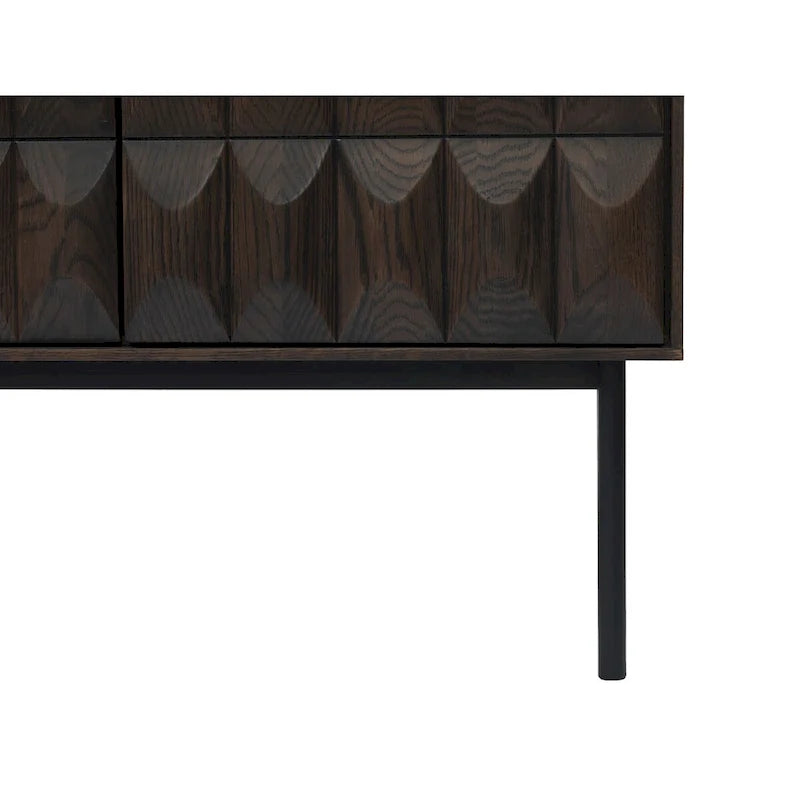 Buffet moderne, chêne espresso
