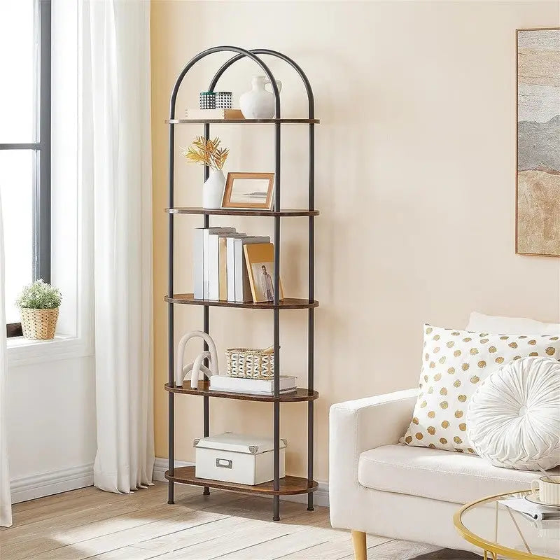 5-Tier Open Bookshelf