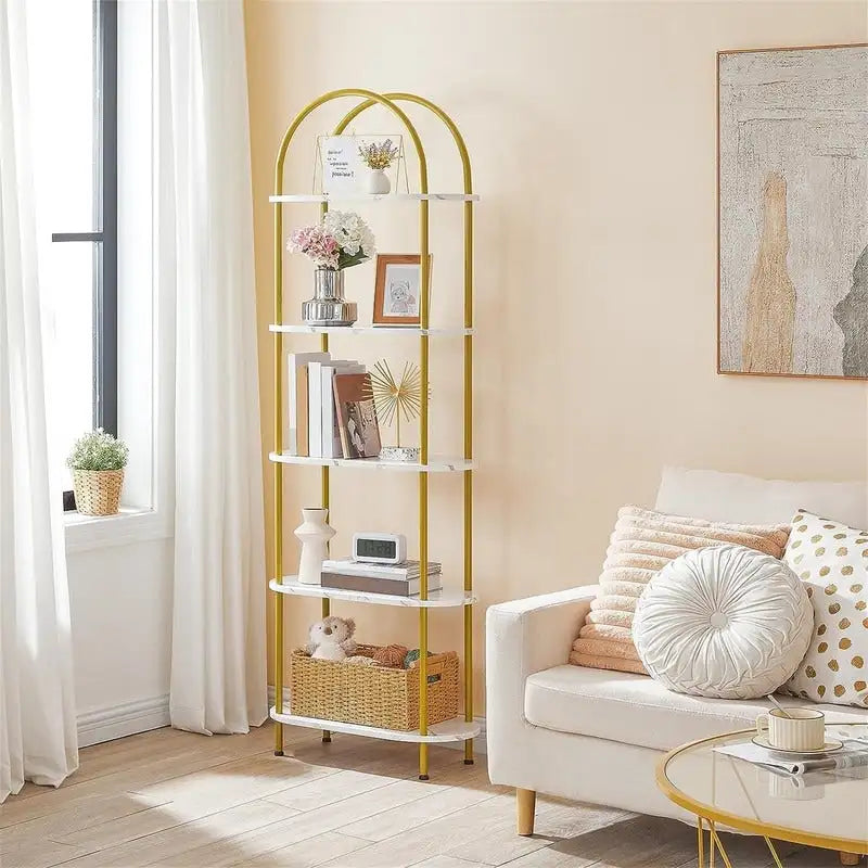 5-Tier Open Bookshelf