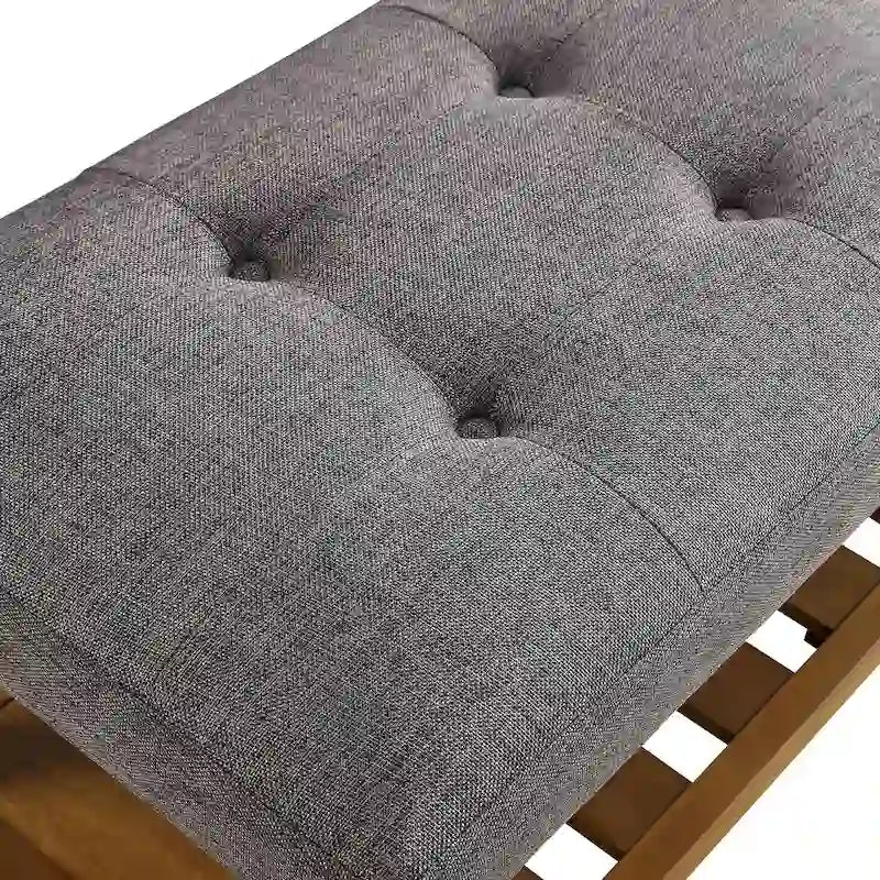 Panchina in legno, grigio e rovere