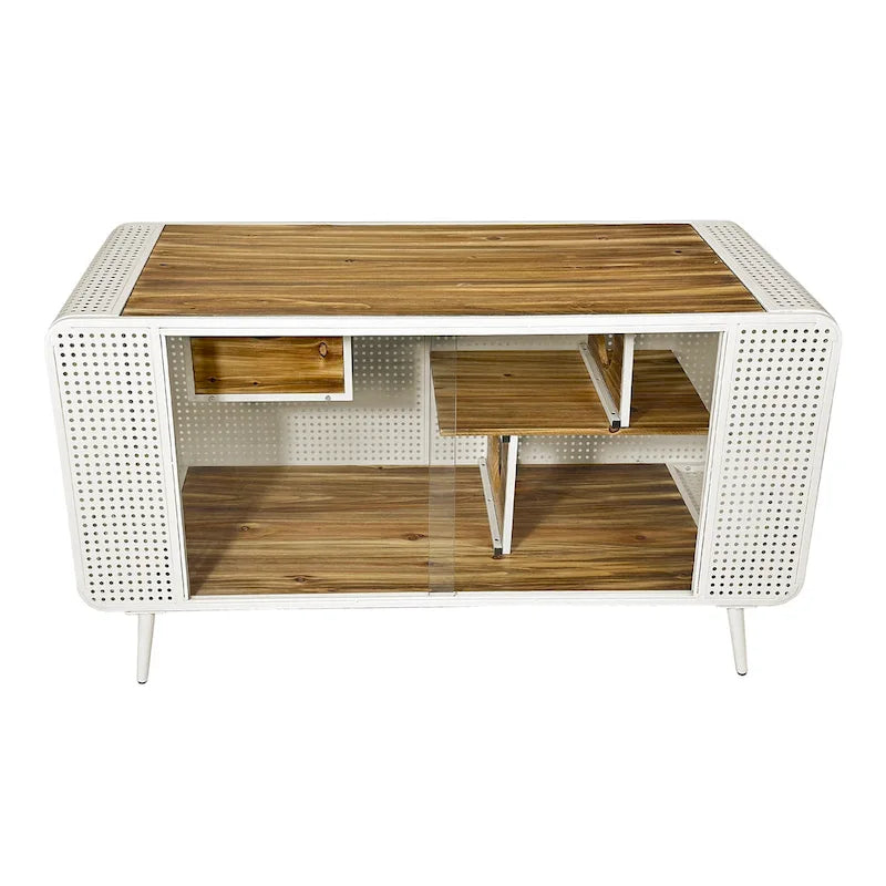 Casa espaciosa para gatos con puertas de vidrio templado
