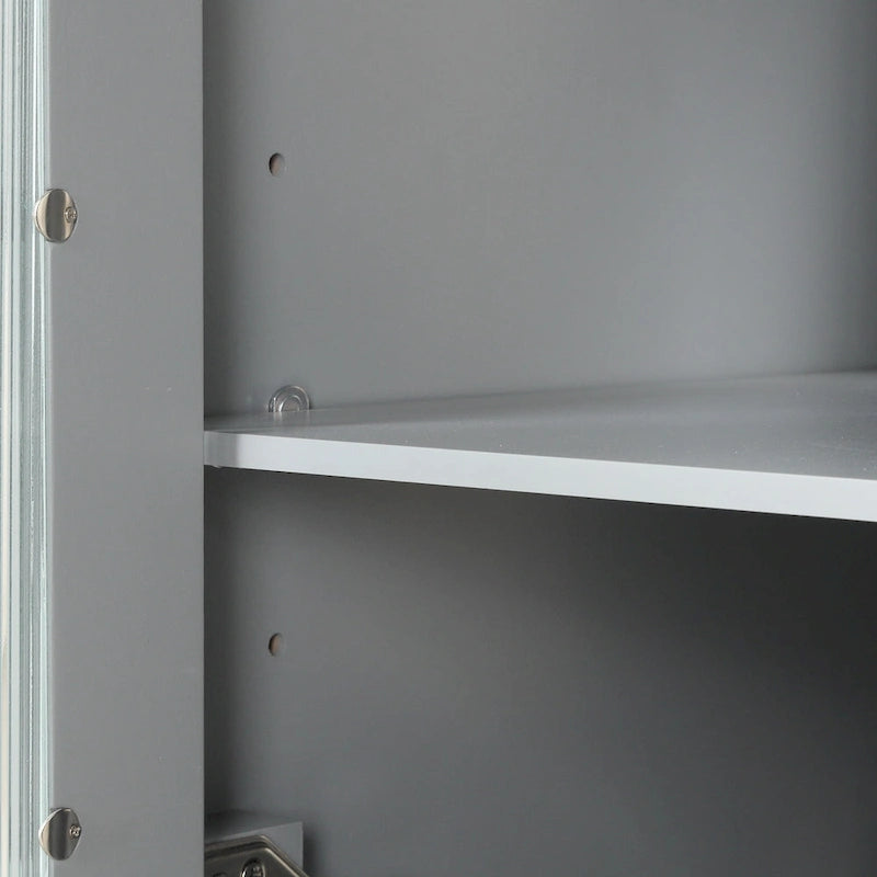 Gabinete de tocador para baño con dos cajones y puerta