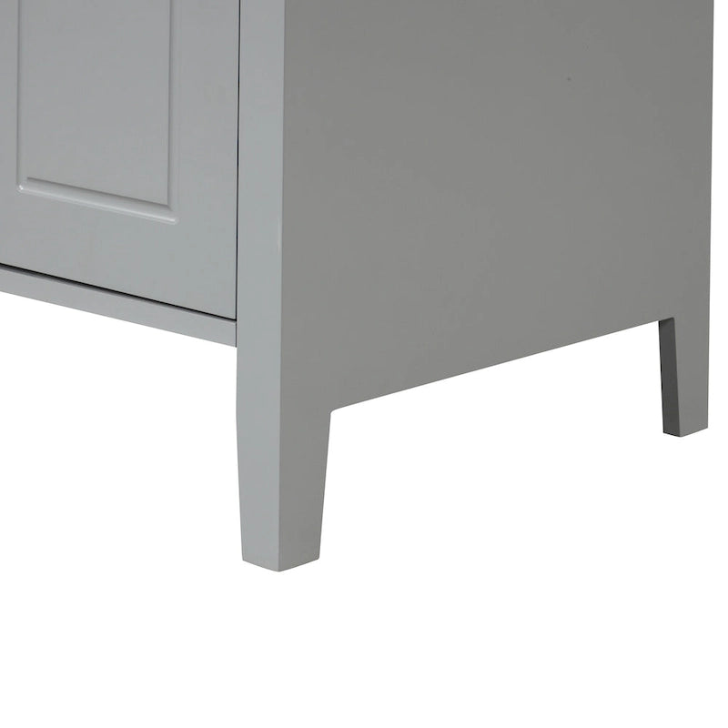 Gabinete de tocador para baño con dos cajones y puerta