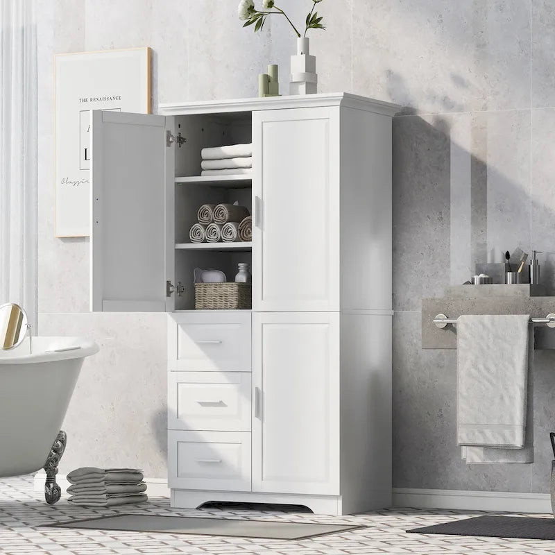 Armario de baño con puertas