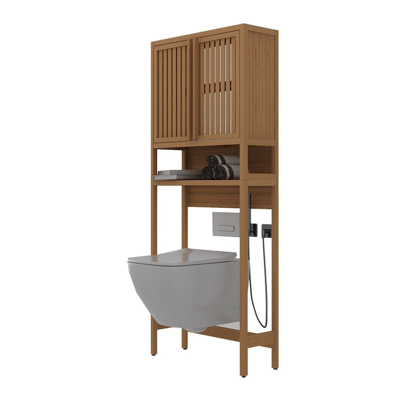 Almacenamiento en armario de baño