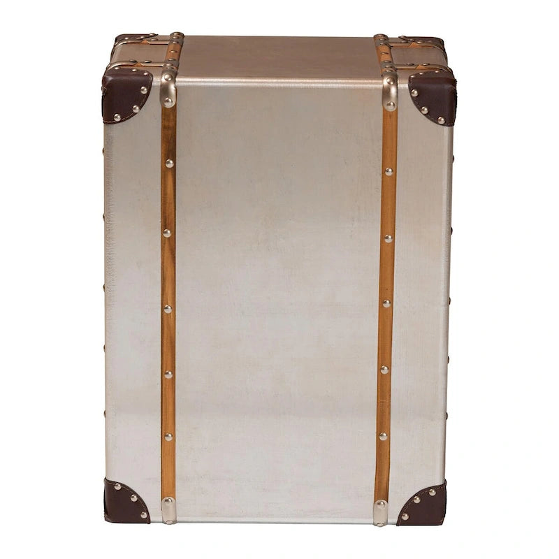 Vintage-Schrank in mattem Bronze mit 3 Schubladen